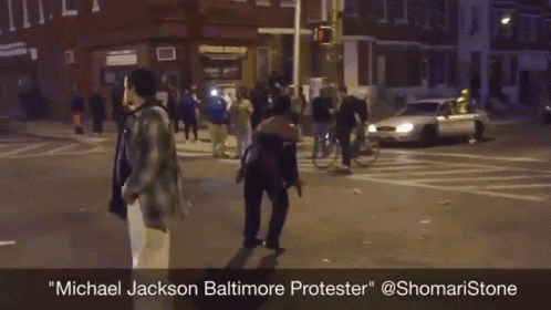 Riot GIF - Michael Jackson Baltimore Protested Dance GIFs