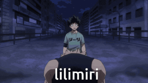 a man in a black tank top with the word lilimiri on it