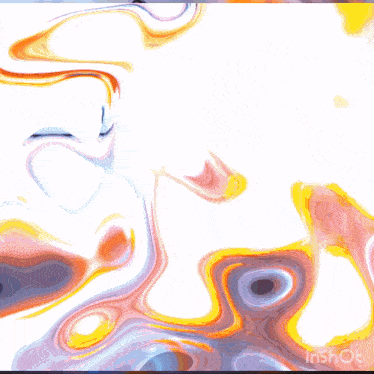a colorful background with the word inshot on the bottom right