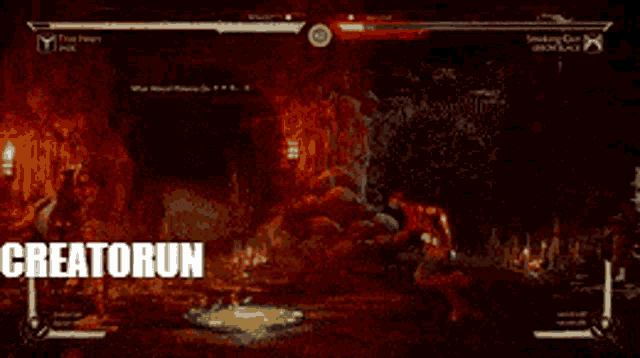 a screenshot of a video game with the words creatorun on the bottom