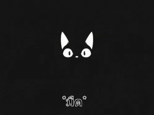 มืด แมว GIF - Dark Cat GIFs