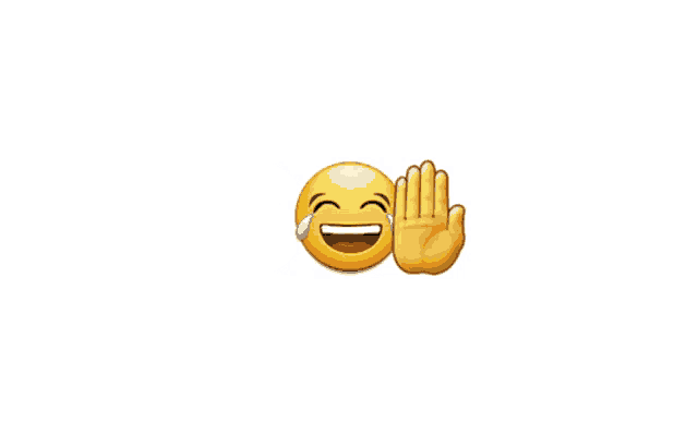 a smiley face a finger pointing at a door and a hand pointing at it