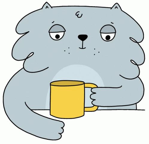Cat Mish GIF - Cat Mish Coffee GIFs