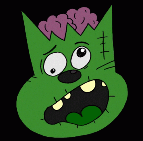 Zombie Cat GIF - Zombie Cat Cartoon GIFs