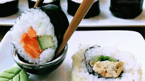 Sushi National Sushi Day GIF - Sushi National Sushi Day GIFs