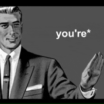 a man in a suit and tie says you 're
