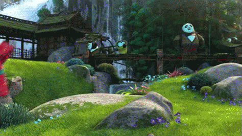 Dance GIF - Kung Fu Panda3 Ribbon Dance GIFs