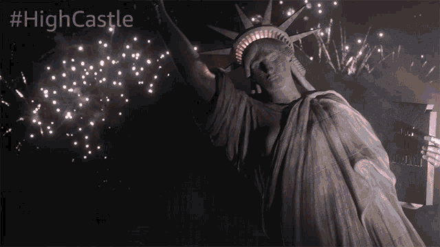 Statue Of Liberty Fall GIF - Statue Of Liberty Fall Crash GIFs