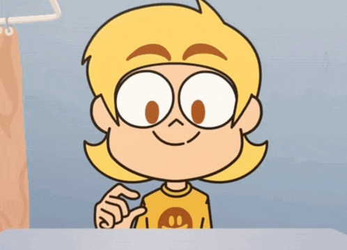 a cartoon character with a skull on his shirt is standing next to another character