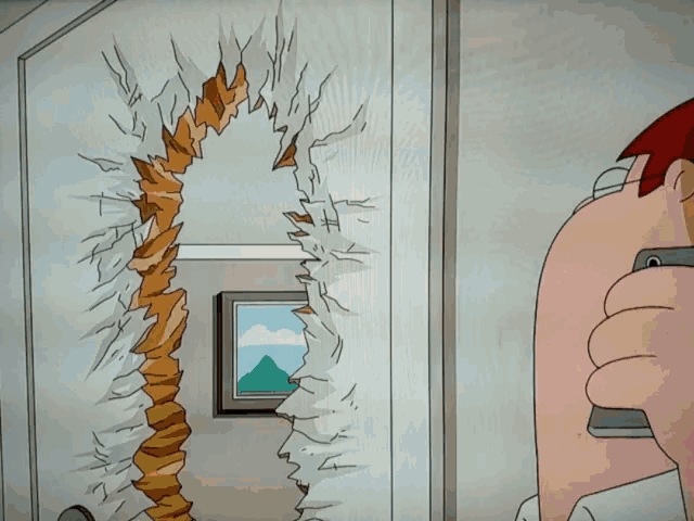 a cartoon drawing of a woman 's mouth with a tongue sticking out