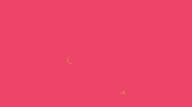anna geronga 's bola bola is written in yellow on a pink square