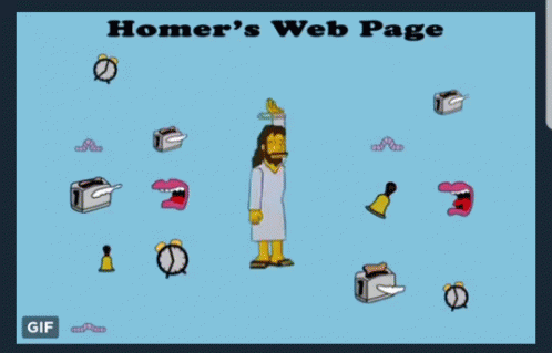 Simpsons Homer GIF - Simpsons Homer Web Page GIFs