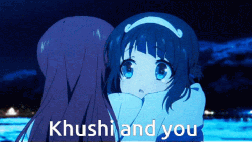 Khushi Hug GIF - Khushi Hug Anime GIFs