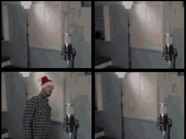 Jared Halley Christmas Dance GIF - Jared Halley Christmas Dance Santa Hat GIFs