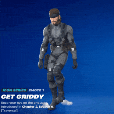 Solid Snake Griddy GIF - Solid Snake Griddy Fortnite GIFs