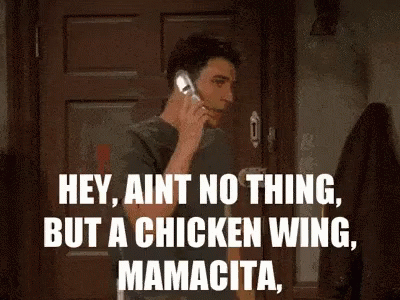 Aint No Thing But A Chicken Wing GIF - Aint No Thing But A Chicken Wing Mamacita GIFs