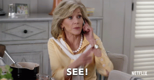 See Pointing GIF - See Pointing Grace And Frankie GIFs