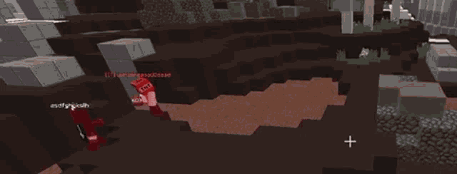 a screenshot of a minecraft game with a red tnt block