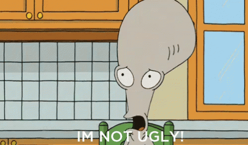 Roger Ugly GIF - American Dad Ugly Im Not Ugly GIFs