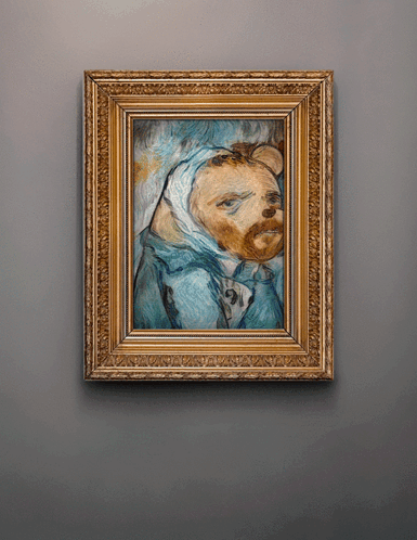 Van Gogh Banksy GIF - Van Gogh Banksy Banksy Shredder GIFs