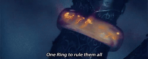 One Ring To Rule Them All GIF - Lordoftherings Onering Saurons Finger GIFs