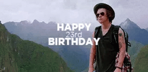 Harry Styles Happy Birthday GIF - Harry Styles Happy Birthday One Direction GIFs