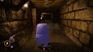 a screenshot of a video game shows a ghost with a green background