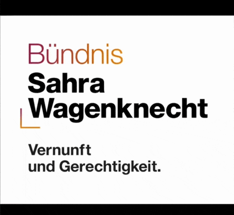 a blurred image of a white background with the words ahra wagenknecht