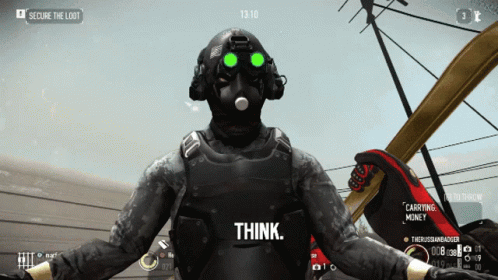 Payday Think GIF - Payday Think The Russian Badger GIFs