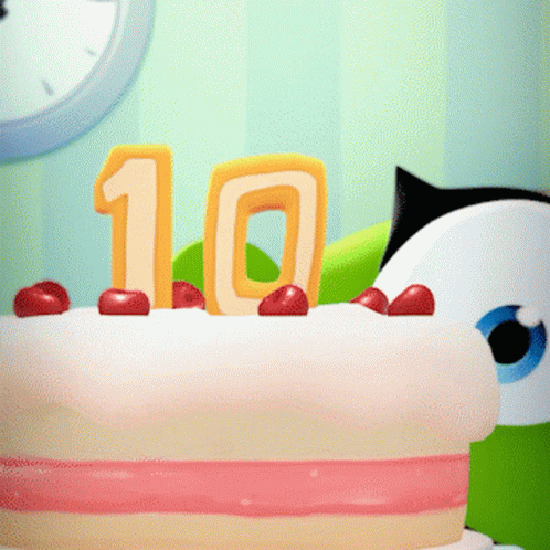 Birthday Cake Om Nom GIF - Birthday Cake Om Nom Cut The Rope GIFs