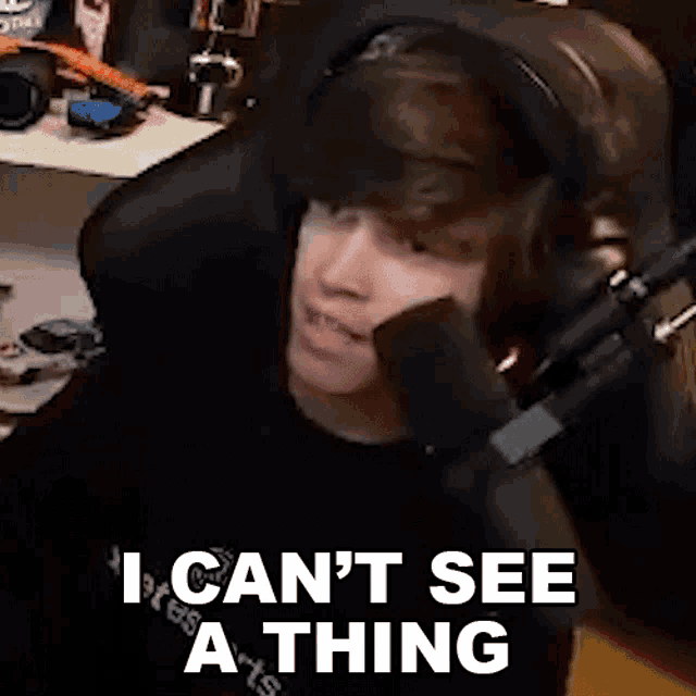 I Cant See A Thing Casey Kirwan GIF - I Cant See A Thing Casey Kirwan I Dont See Anything GIFs