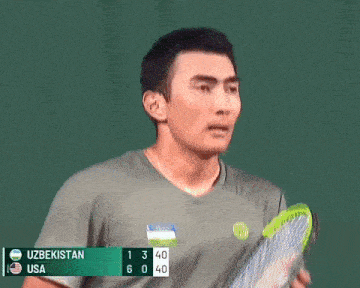 Khumoyun Sultanov Uzbekistan GIF - Khumoyun Sultanov Uzbekistan Tennis GIFs