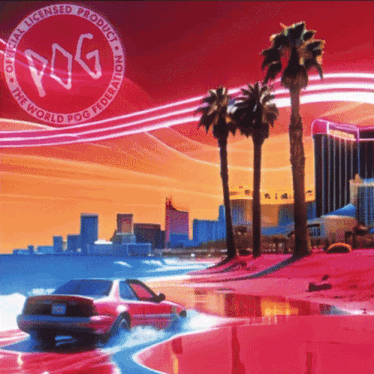 a licensed product from the world fog federation with a car on the cover