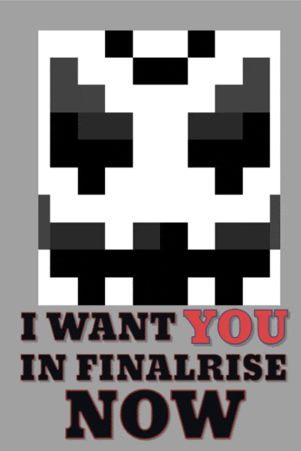 a poster that says ' i want you in finalise now ' on it