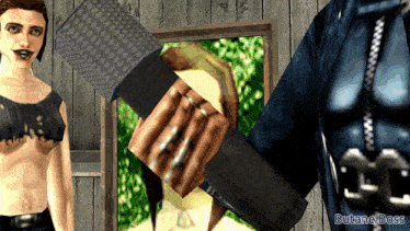 a video game scene with butane boss written on the bottom right