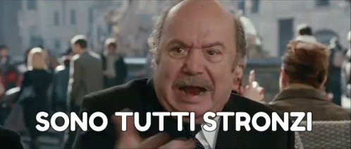 Lino Banfi Sono Tutti Stronzi GIF - Lino Banfi Sono Tutti Stronzi They Are All Assholes GIFs