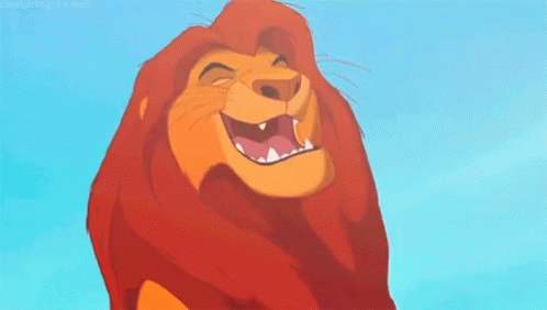 Laughing Hysterically Mufasa GIF - Laughing Hysterically Mufasa Lion King GIFs