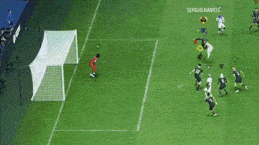 a soccer game is being played on a field with the words colonizer on the corner