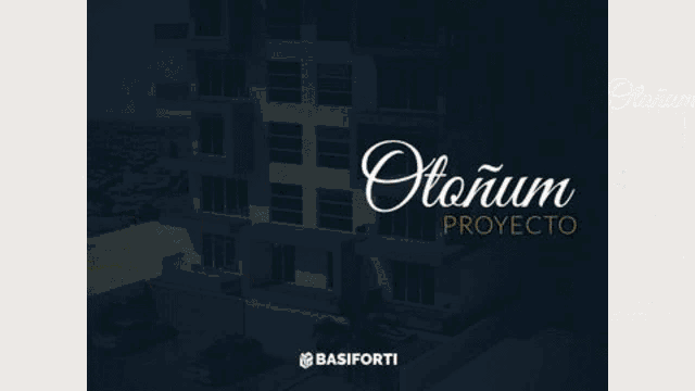 an advertisement for a building with the word concepto on the top
