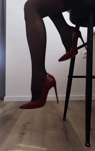 Red Heels Legs GIF - Red Heels Legs Stocking GIFs