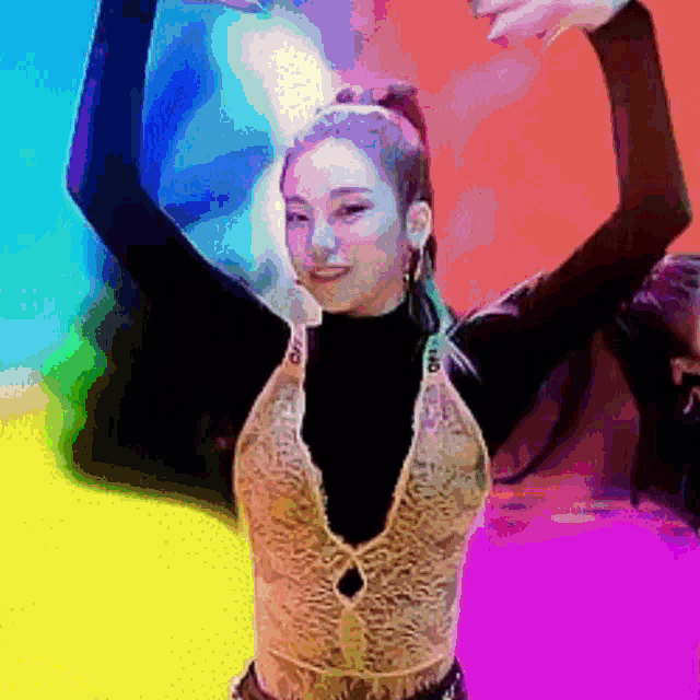 Rainbowcore Kpop GIF