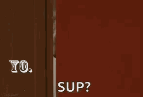 a man is smoking a cigarette and saying `` yo . sup ? ''