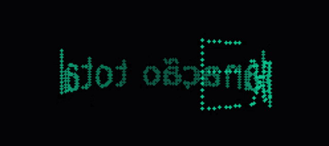 a black background with green dots that says ' i 'm a geek '
