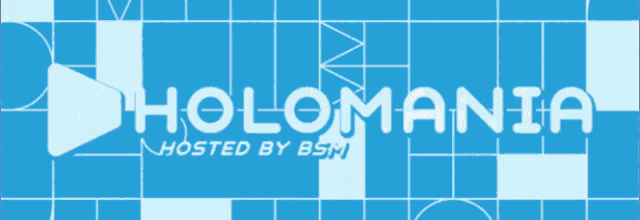 a blue and white graphic with the words hd plac ania