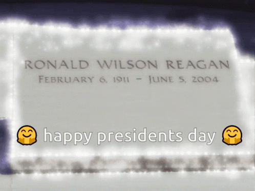 Presidents Day Happy Presidents Day GIF - Presidents Day Happy Presidents Day Ronald Reagan GIFs