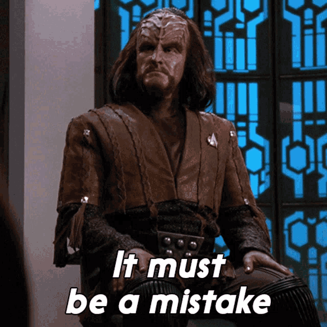 It Must Be A Mistake J Dan GIF - It Must Be A Mistake J Dan Star Trek GIFs