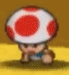 Crying Toad Paper Mario GIF