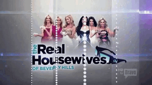 a poster for the real housewives of beverly hills on bravo