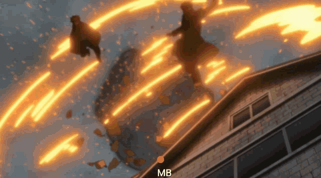 the word mb is on the bottom of a cartoon
