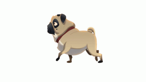 Pug Walk GIF - Pug Walk Fat GIFs